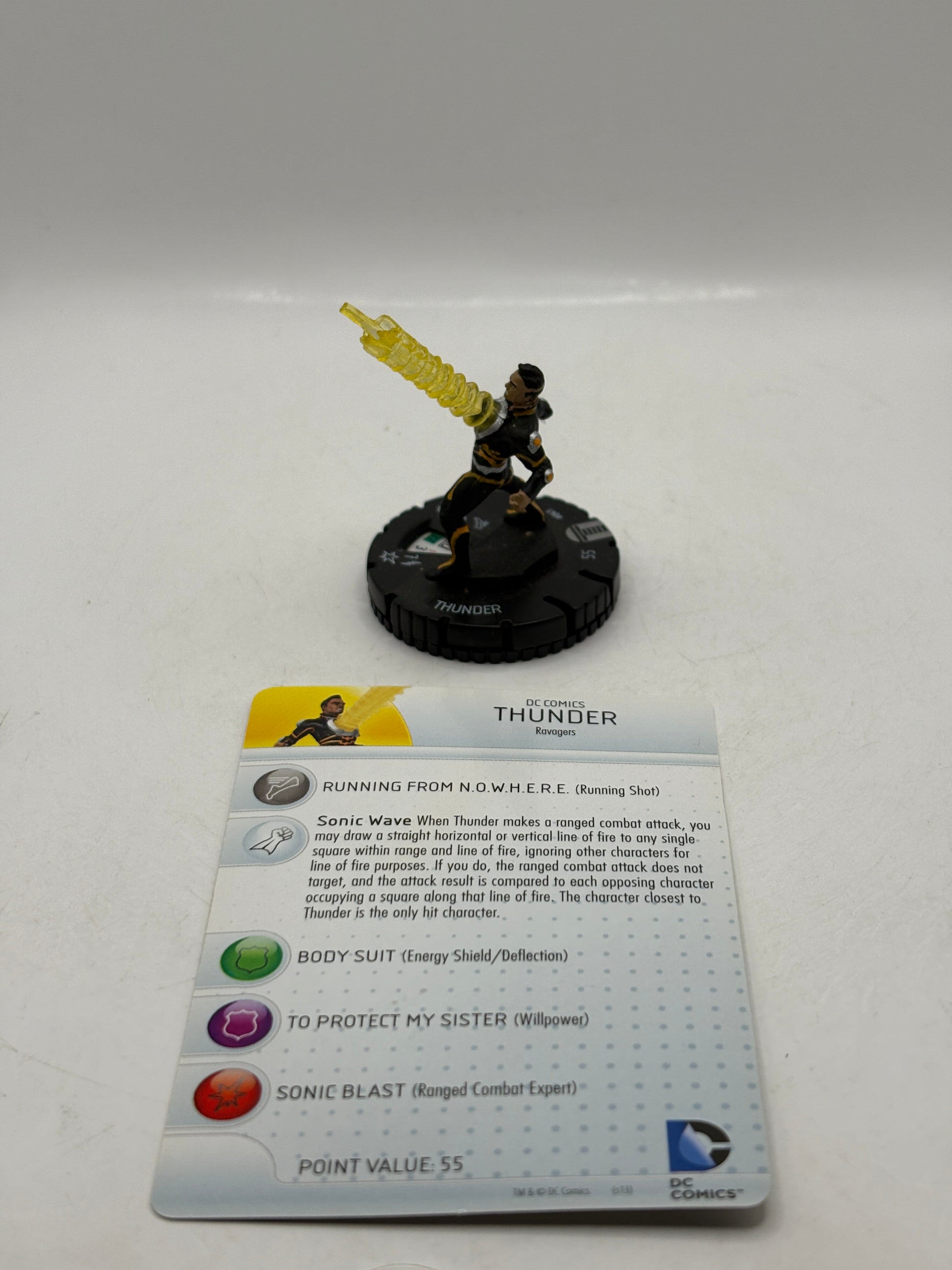 HeroClix DC Comics - Thunder #041 Loose Figure with Card FRENLY BRICKS - Open 7 Days