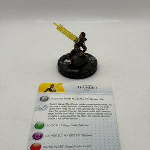 HeroClix DC Comics - Thunder #041 Loose Figure with Card FRENLY BRICKS - Open 7 Days