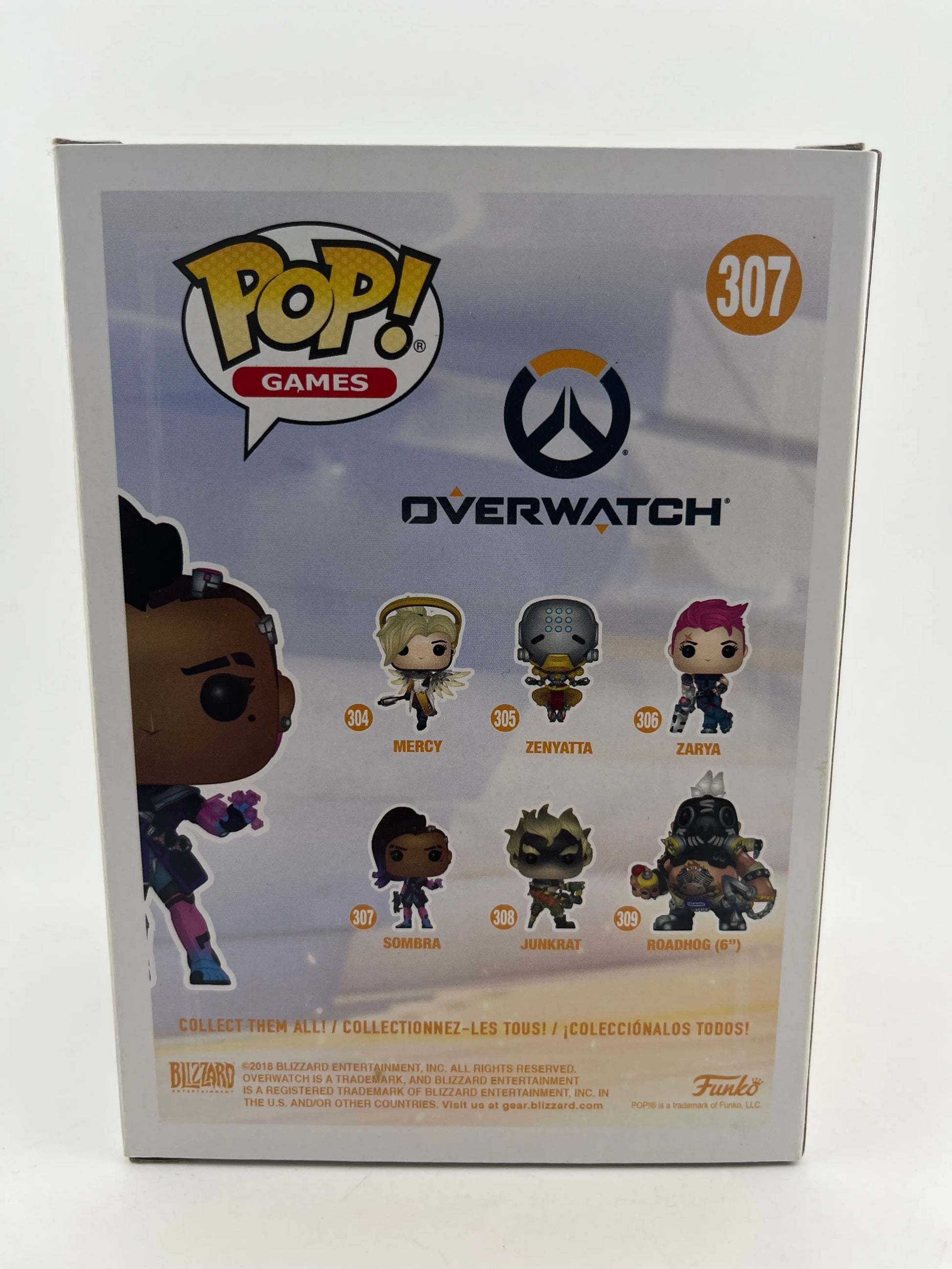 Funko POP! Games Overwatch Sombra #307 Signed Autograph Carolina Ravassa NO COA FRENLY BRICKS - Open 7 Days