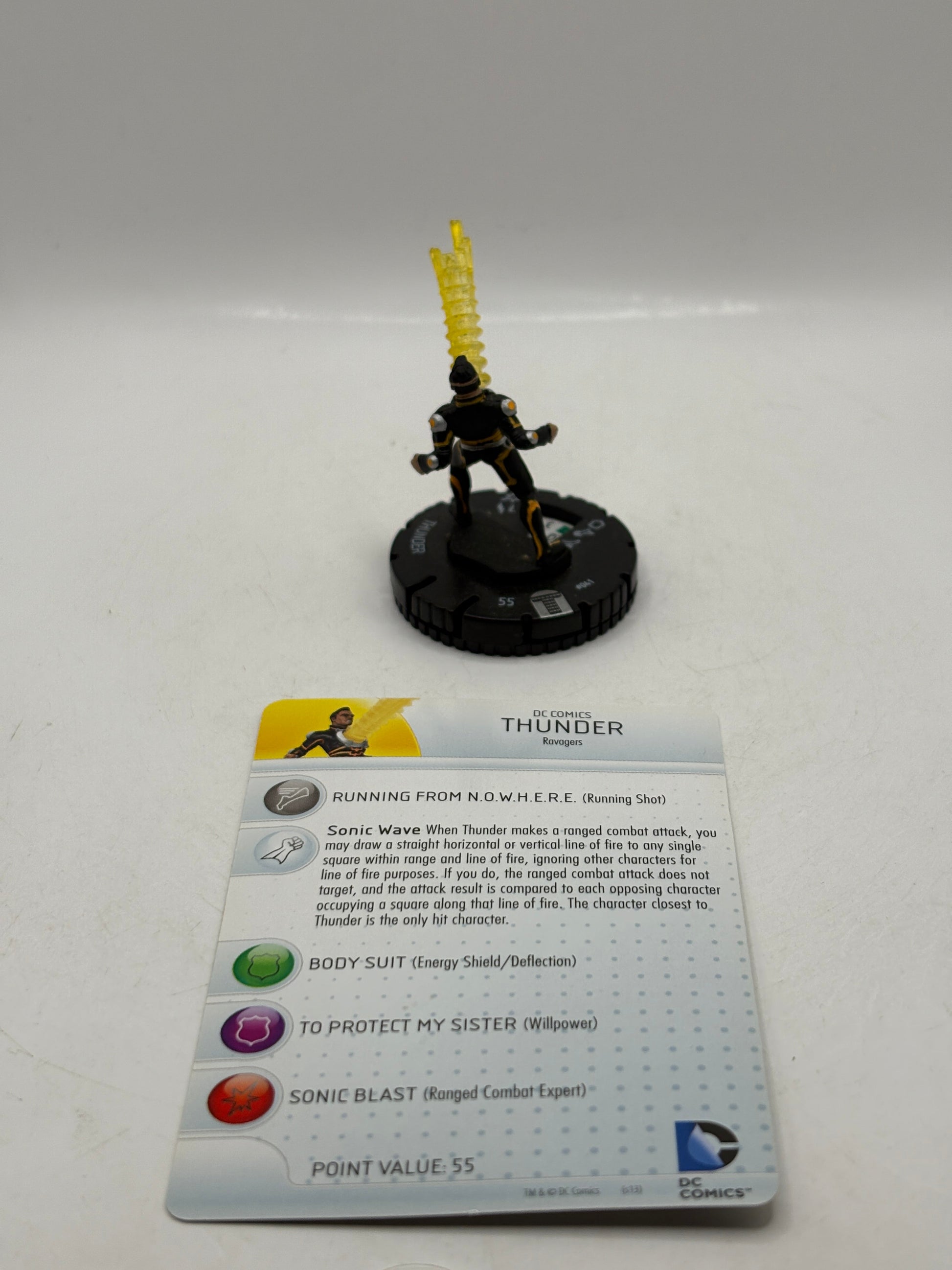 HeroClix DC Comics - Thunder #041 Loose Figure with Card FRENLY BRICKS - Open 7 Days