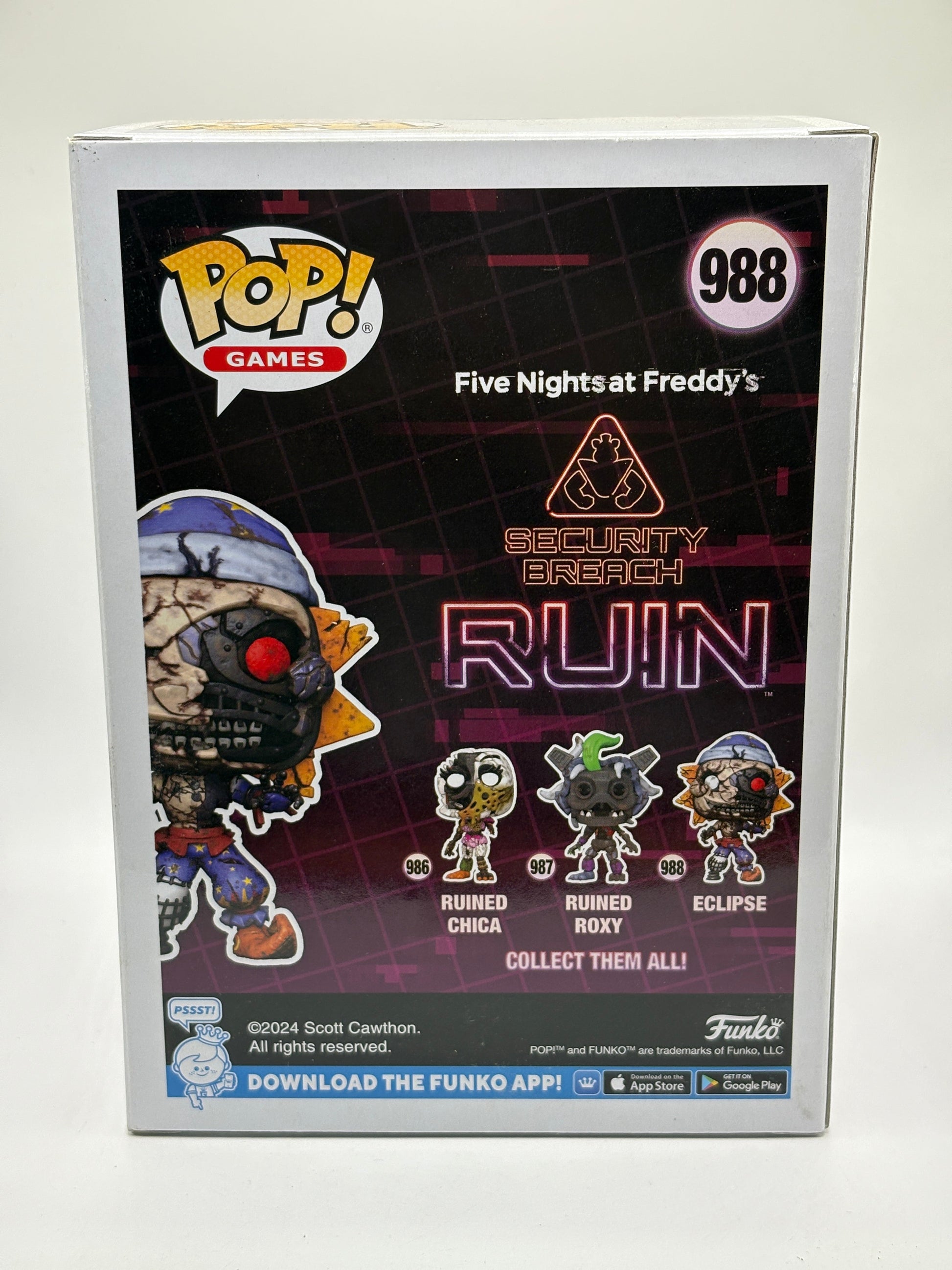 Funko POP! Games Five Nights at Freddy’s #988 Eclipse Vinyl Figure FRENLY BRICKS - Open 7 Days