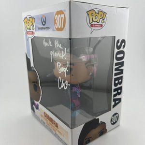 Funko POP! Games Overwatch Sombra #307 Signed Autograph Carolina Ravassa NO COA FRENLY BRICKS - Open 7 Days