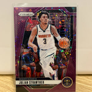 2024-25 Panini Prizm Julian Strawther Fast Break Purple /75 FRENLY BRICKS - Open 7 Days