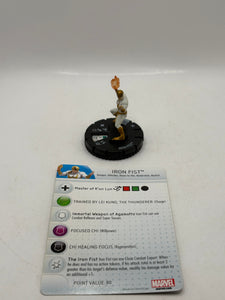 HeroClix Marvel Iron Fist #007 Loose Figure with Card