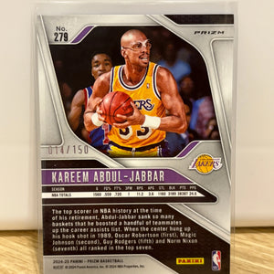 2024-25 Panini Prizm - Fast Break Blue Prizm Kareem Abdul-Jabbar #279 /150 FRENLY BRICKS - Open 7 Days