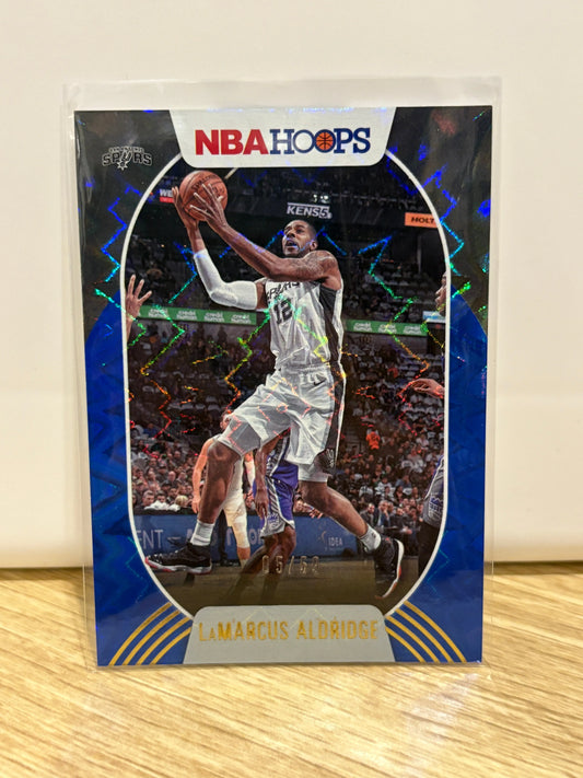 2020-21 Panini NBA Hoops LaMarcus Aldridge Blue SP 05/59 San Antonio Spurs FRENLY BRICKS - Open 7 Days
