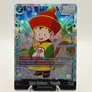 Dragon Ball Super Fusion World - Son Gohan : Youth FB03-139 SCR NM FRENLY BRICKS - Open 7 Days
