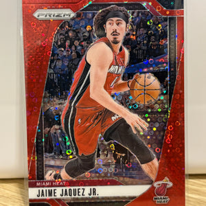 2024-25 Panini Prizm #138 Jaime Jaquez Jr. Prizms Fast Break Red #/100 FRENLY BRICKS - Open 7 Days