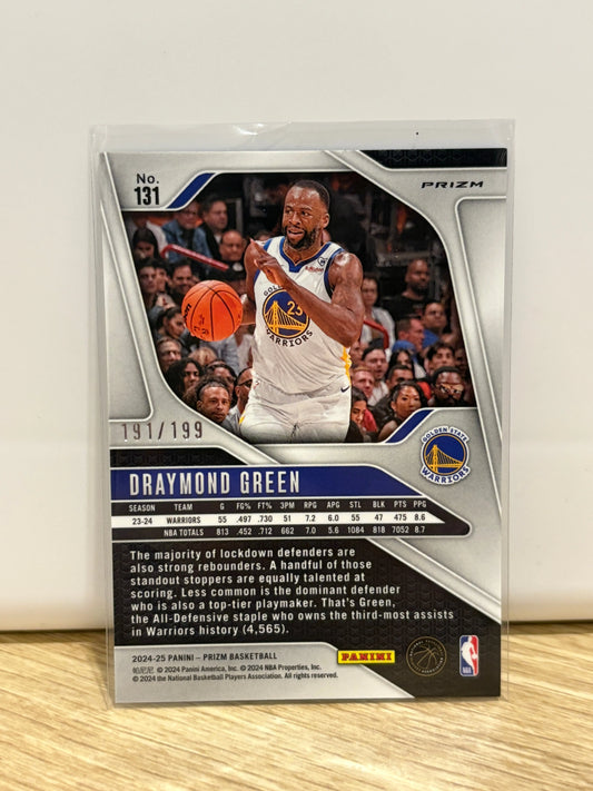 2024-25 Panini Prizm - Draymond Green #131 Blue Prizm /199 FRENLY BRICKS - Open 7 Days