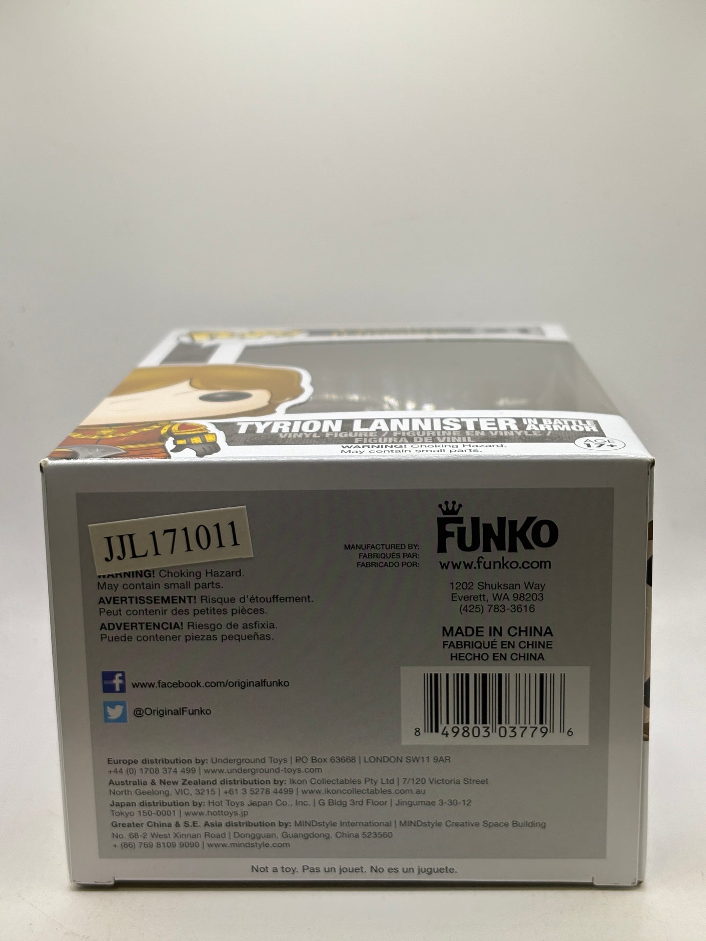 Funko POP! Game of Thrones #21 Tyrion Lannister in Battle Armor Vinyl Figure