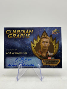 2024 UD Guardians of Galaxy Vol 3 ADAM WARLOCK by WILL POULTER AUTO #ggh-wp