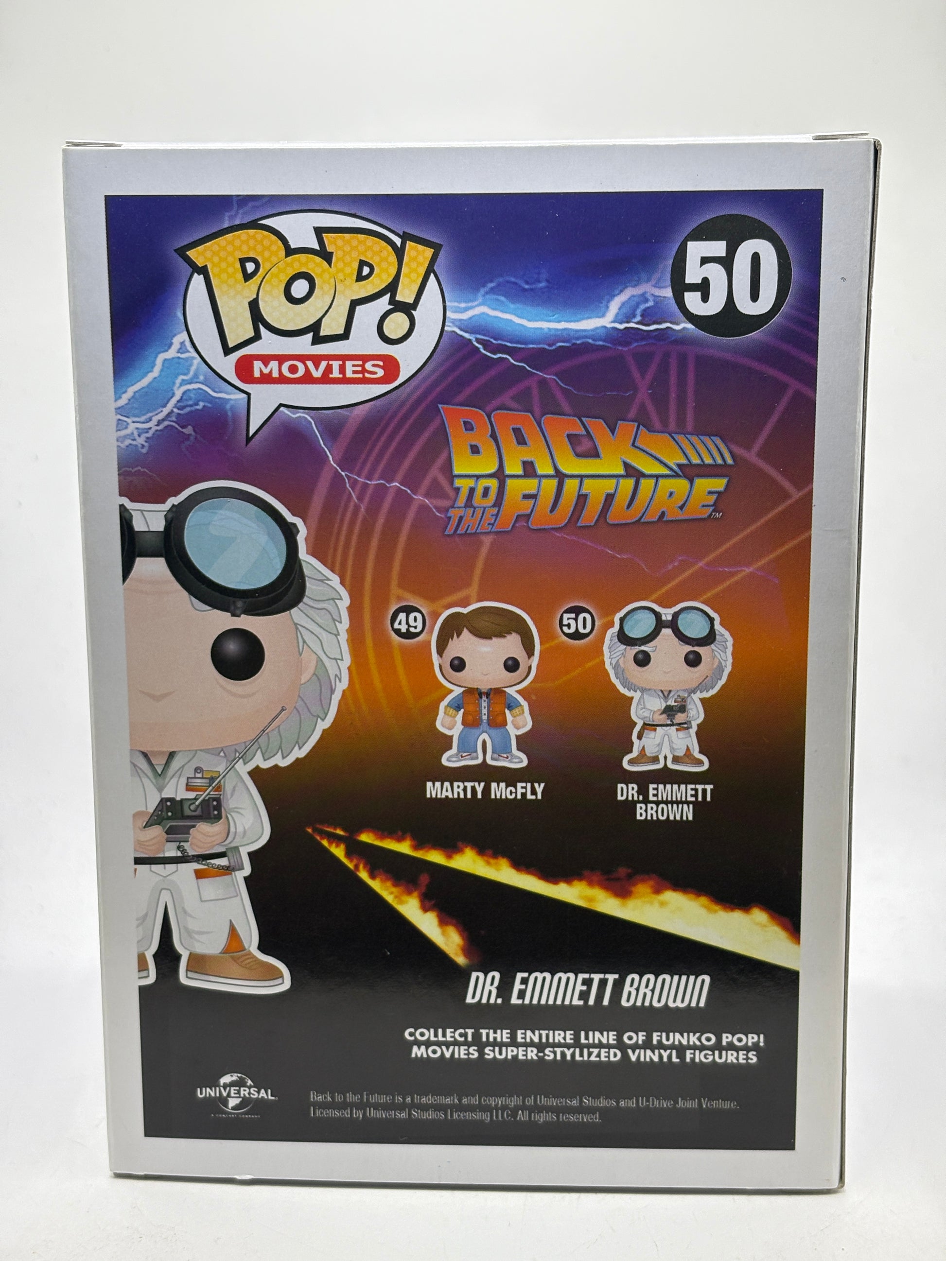 Funko POP! Movies Back to the Future #50 Dr. Emmett Brown Vinyl Figure image 3