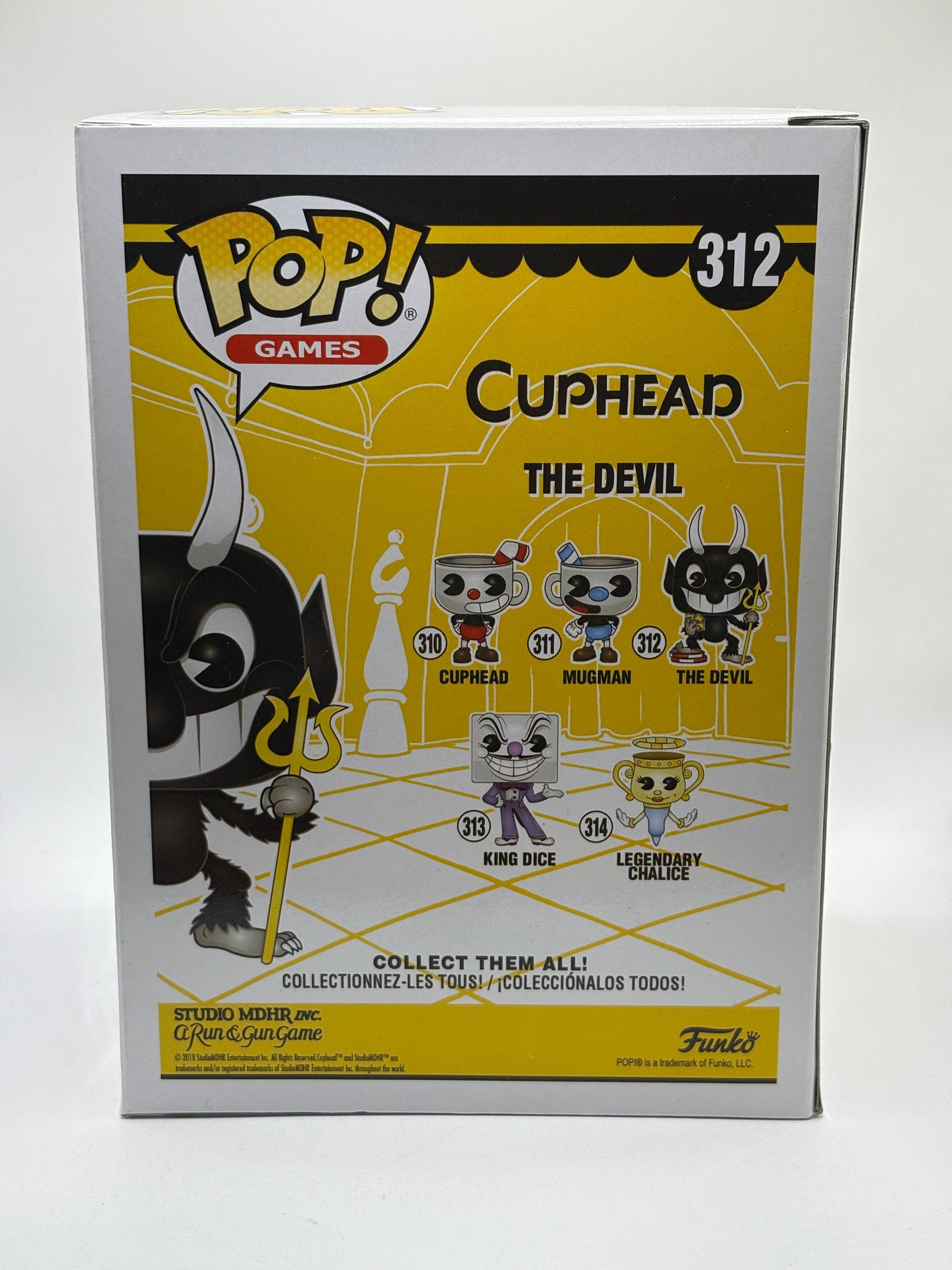 Funko POP! Games Cuphead #312 The Devil Vinyl Figure FRENLY BRICKS - Open 7 Days