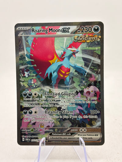 Pokémon TCG Roaring Moon ex 251/182 Paradox Rift SIR Full Art Holo MP/LP