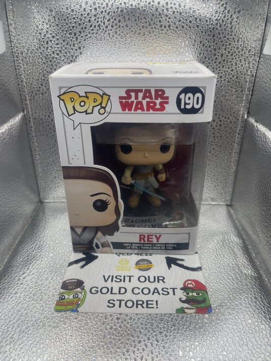 Funko POP! Star Wars #190 Rey FRENLY BRICKS - Open 7 Days
