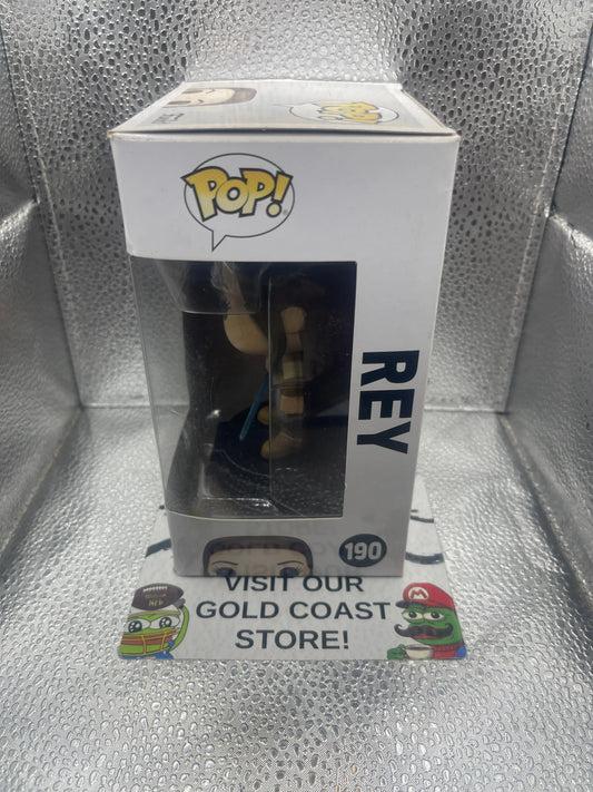 Funko POP! Star Wars #190 Rey FRENLY BRICKS - Open 7 Days
