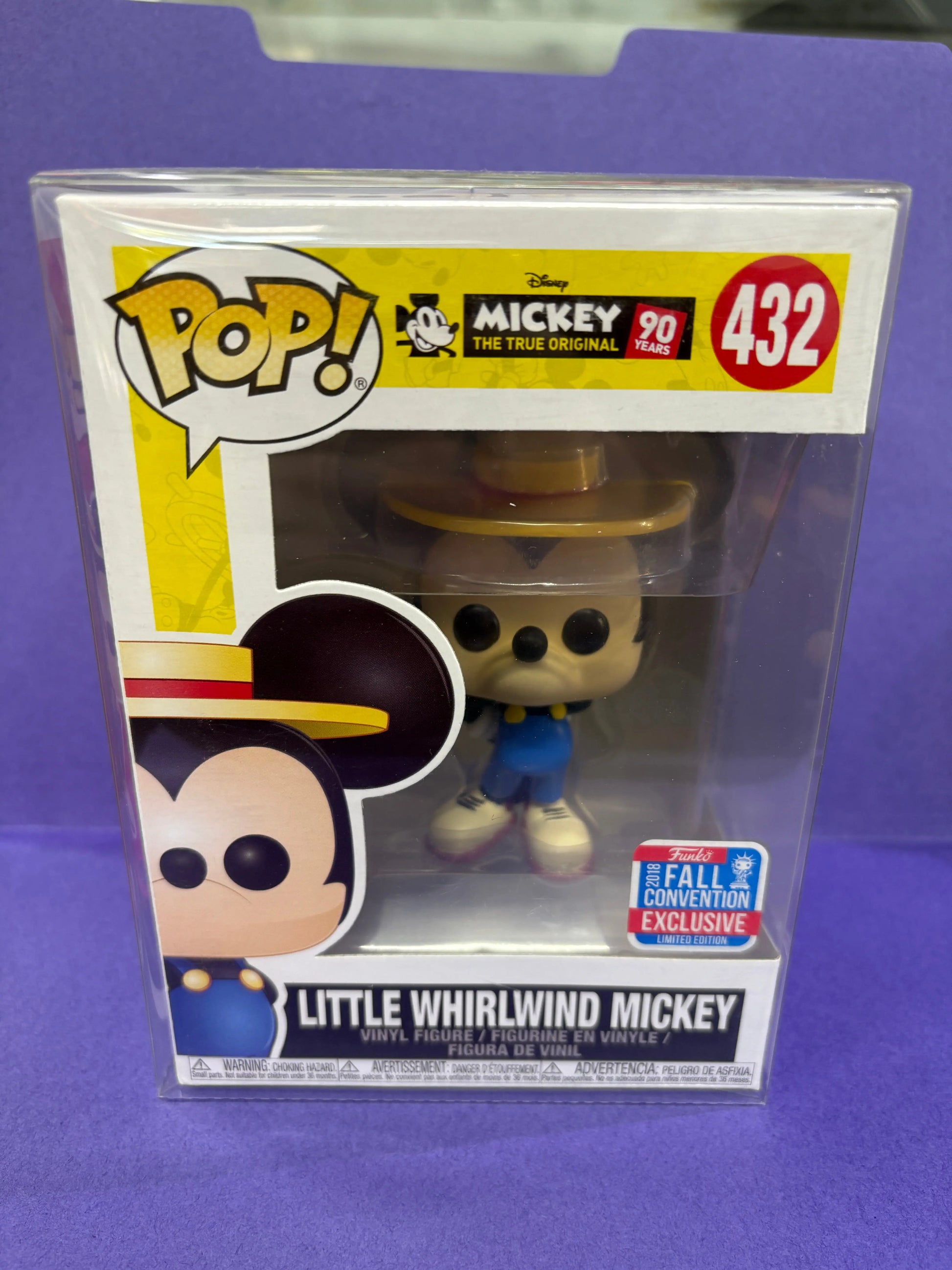 Little Whirlwind Mickey - Pop Vinyl - 432 - Disney - 2018 Fall Convention LE FRENLY BRICKS - Open 7 Days