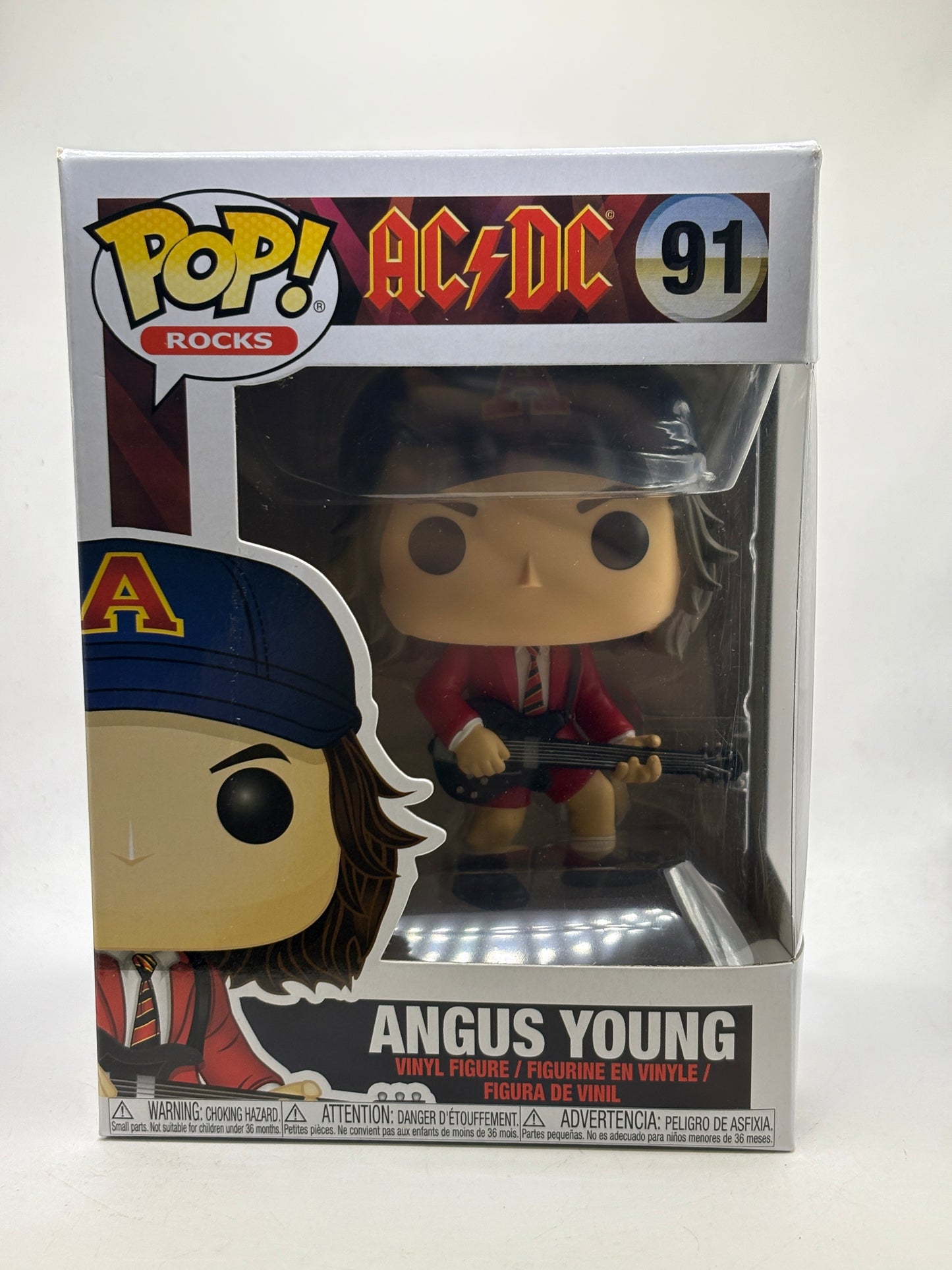 Funko POP! Rocks ACDC #91 Angus Young Red Suit Vinyl Figure