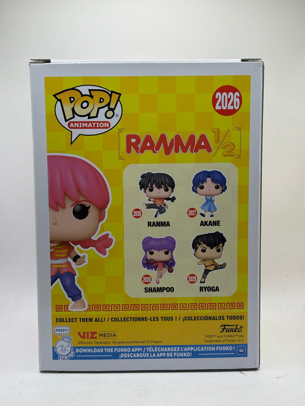 Funko POP! Animation Ranma 1/2 #2026 Ranma Limited Chase FRENLY BRICKS - Open 7 Days image 3