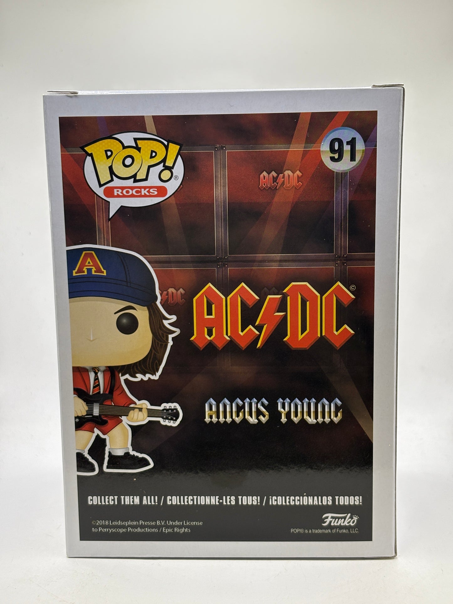 Funko POP! Rocks ACDC #91 Angus Young Red Suit Vinyl Figure