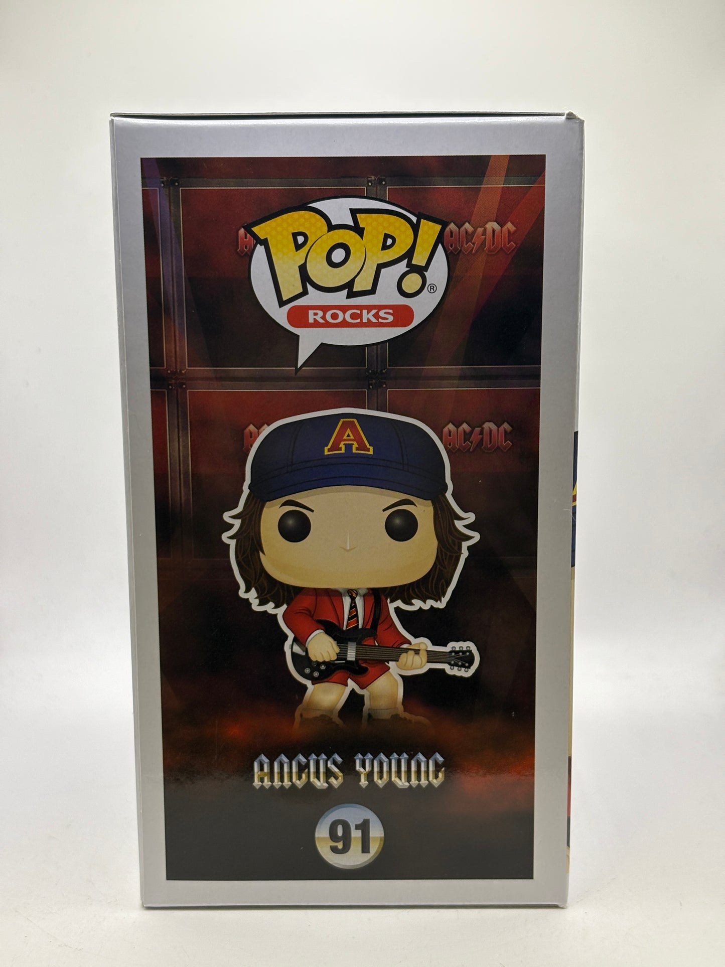 Funko POP! Rocks ACDC #91 Angus Young Red Suit Vinyl Figure