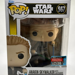 Funko POP! Star Wars #567 Anakin Skywalker with Lightsabers 2022 Fall FRENLY BRICKS - Open 7 Days