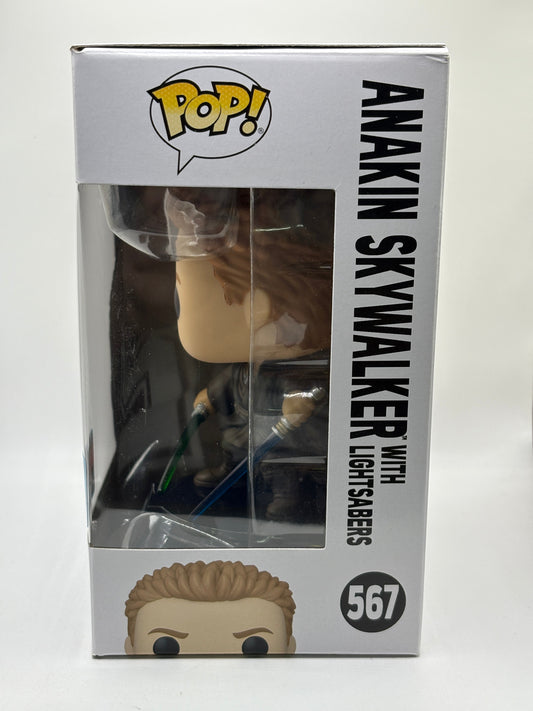 Funko POP! Star Wars #567 Anakin Skywalker with Lightsabers 2022 Fall FRENLY BRICKS - Open 7 Days
