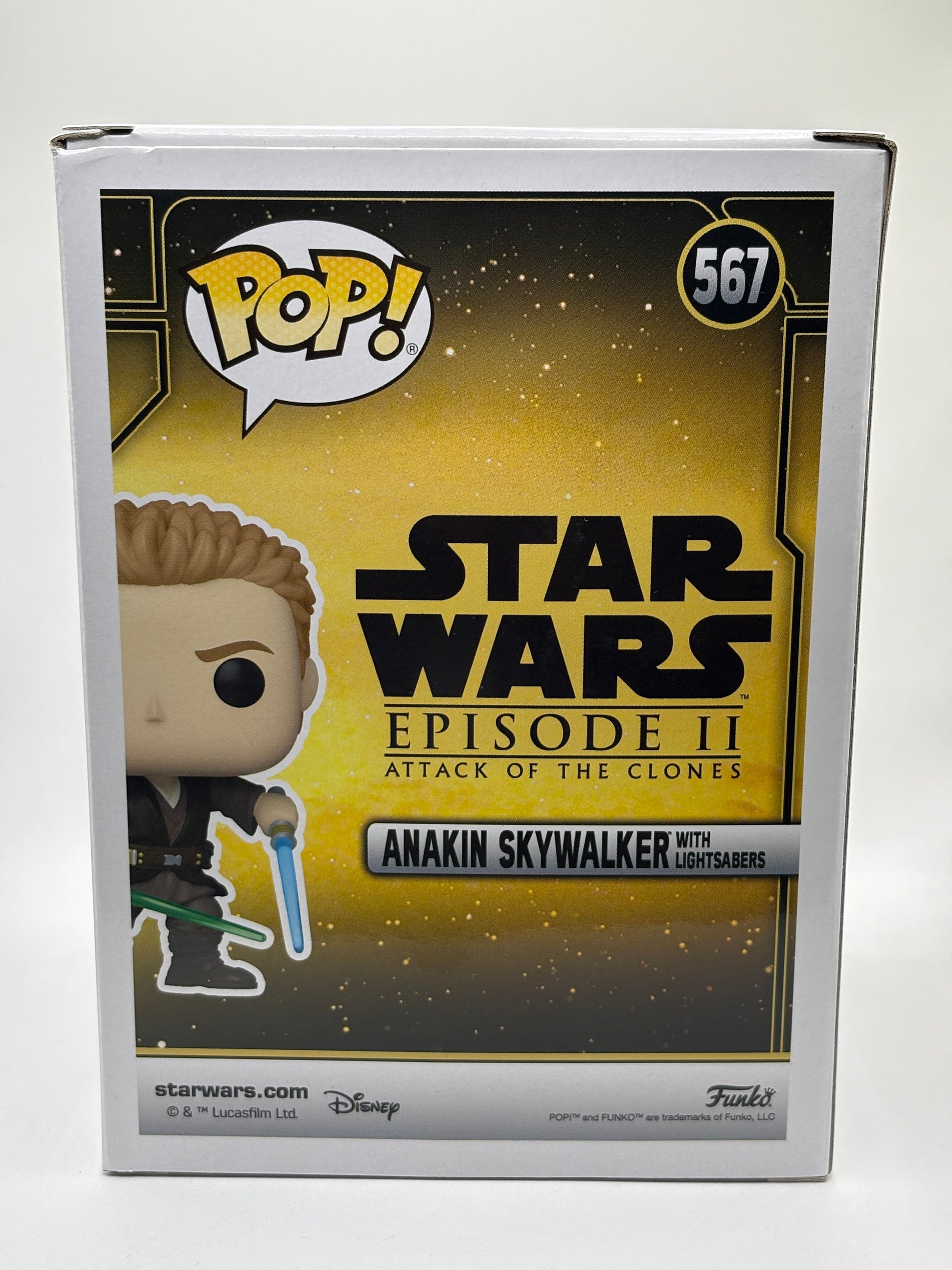 Funko POP! Star Wars #567 Anakin Skywalker with Lightsabers 2022 Fall FRENLY BRICKS - Open 7 Days
