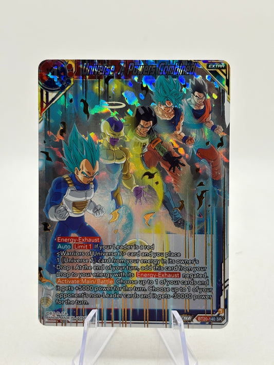 Dragon Ball Super Masters - Universe 7, Powers Combined BT20-140 SR FRENLY BRICKS - Open 7 Days