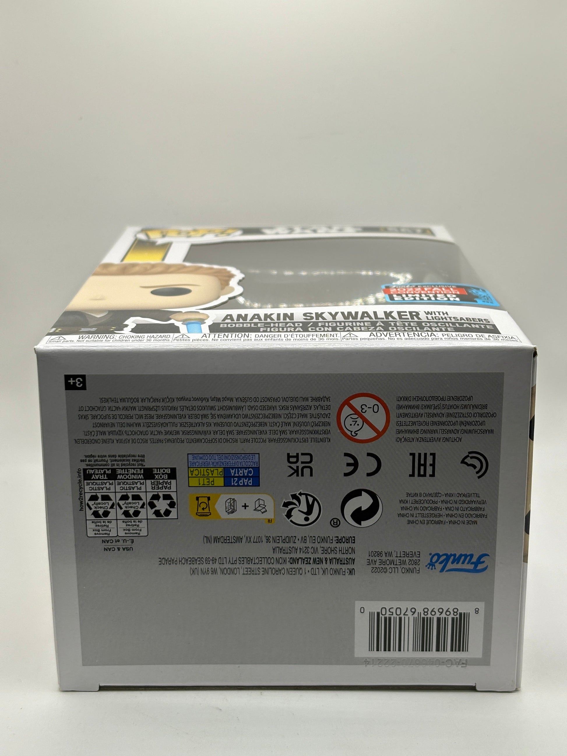 Funko POP! Star Wars #567 Anakin Skywalker with Lightsabers 2022 Fall FRENLY BRICKS - Open 7 Days