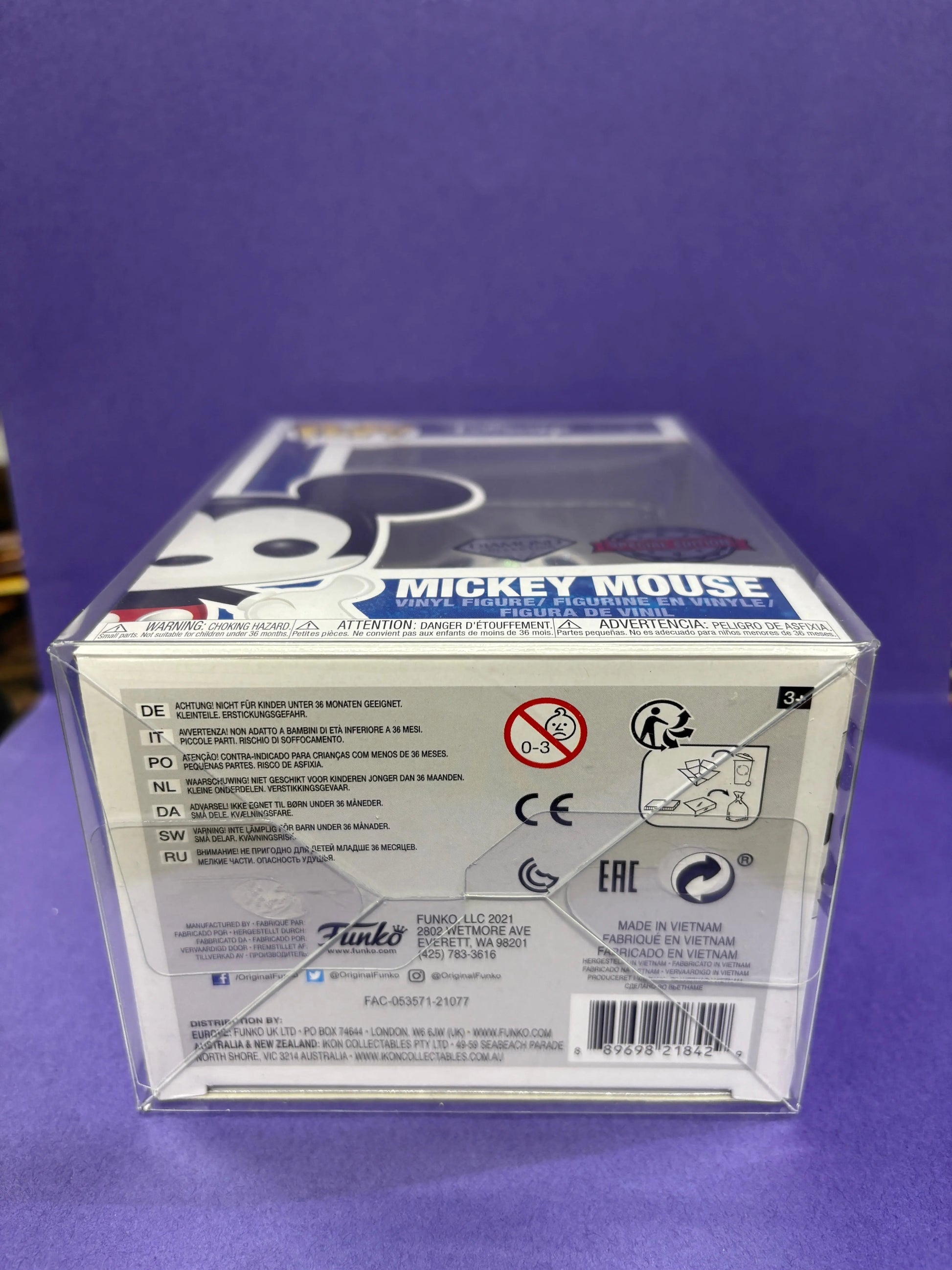 Funko Pop! Mickey Mouse #01 Disney Diamond Glitter US Exclusive FRENLY BRICKS - Open 7 Days