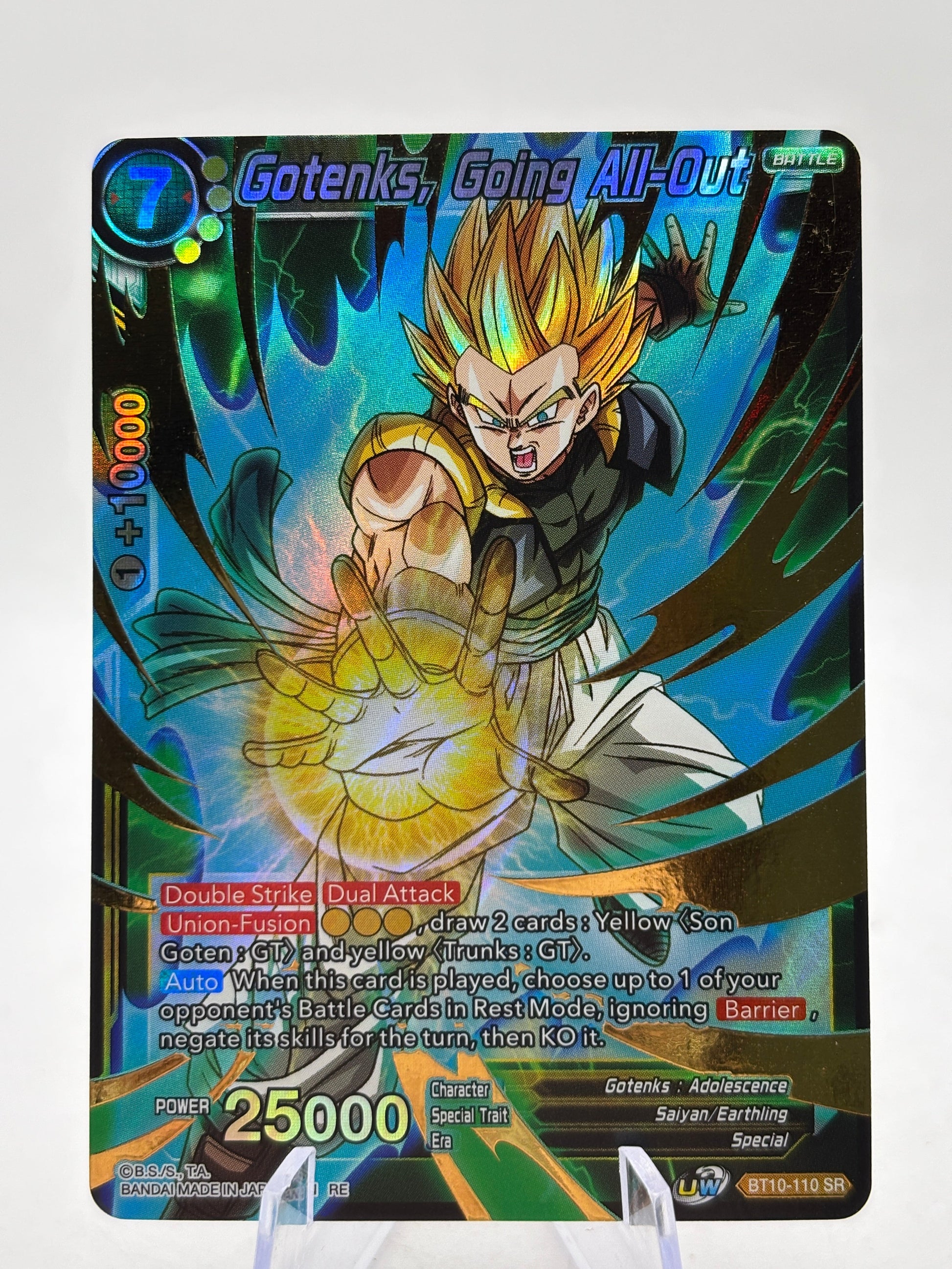 Dragon Ball Super Masters - Gotenks, Going All-out BT10-110 SR FRENLY BRICKS - Open 7 Days