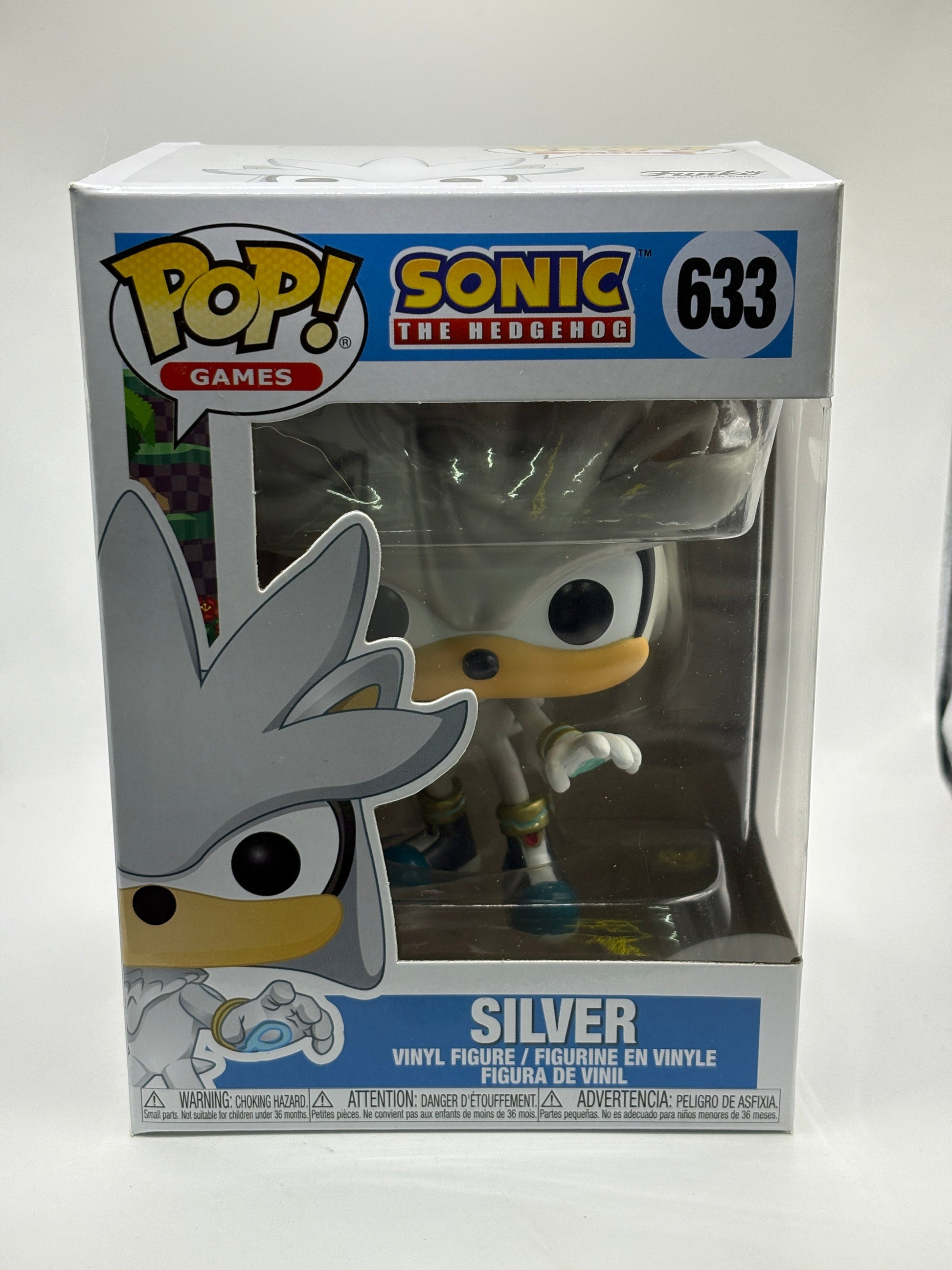 Funko POP! Games Sonic the Hedgehog #633 Silver Vinyl Figure FRENLY BRICKS - Open 7 Days