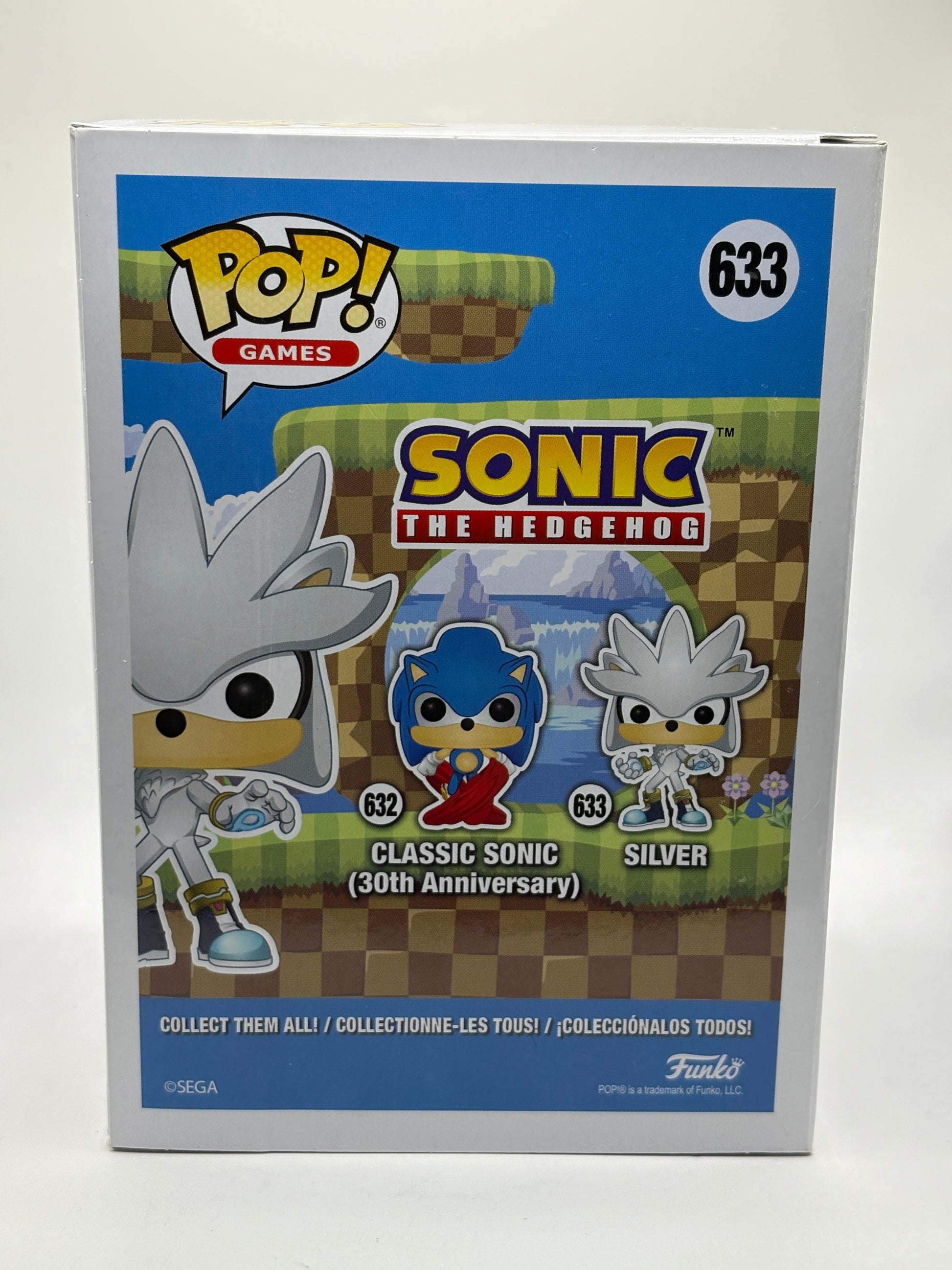 Funko POP! Games Sonic the Hedgehog #633 Silver Vinyl Figure FRENLY BRICKS - Open 7 Days
