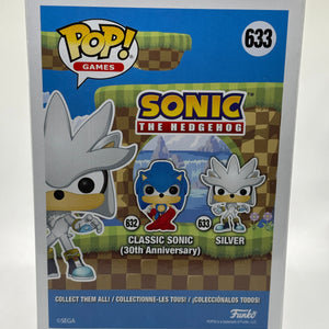 Funko POP! Games Sonic the Hedgehog #633 Silver Vinyl Figure FRENLY BRICKS - Open 7 Days