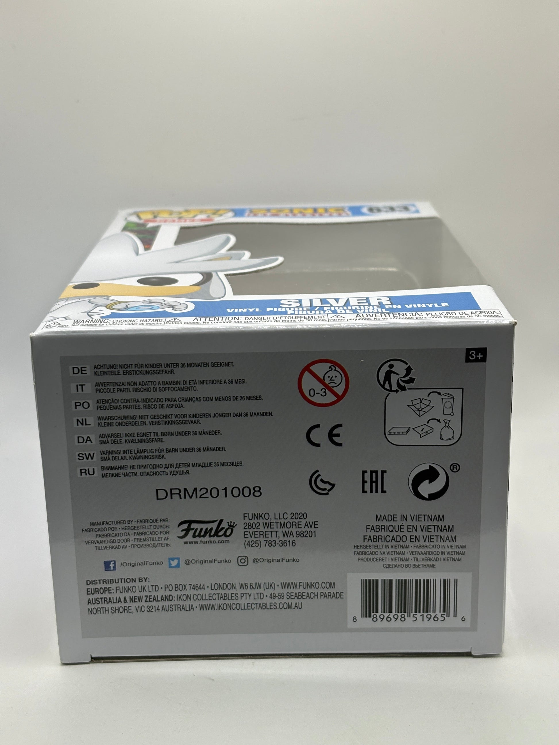 Funko POP! Games Sonic the Hedgehog #633 Silver Vinyl Figure FRENLY BRICKS - Open 7 Days