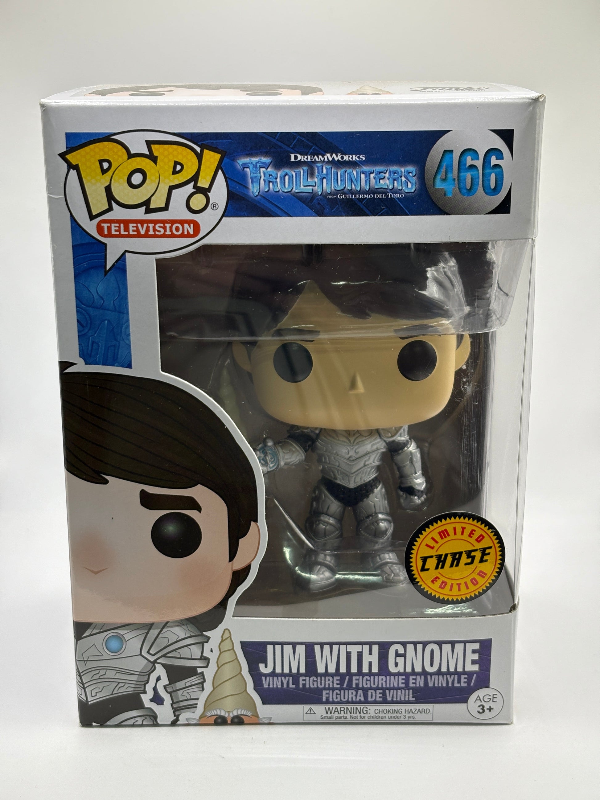 Funko POP! Television Troll Hunters #466 Jim with Gnome Limited Chase FRENLY BRICKS - Open 7 Days