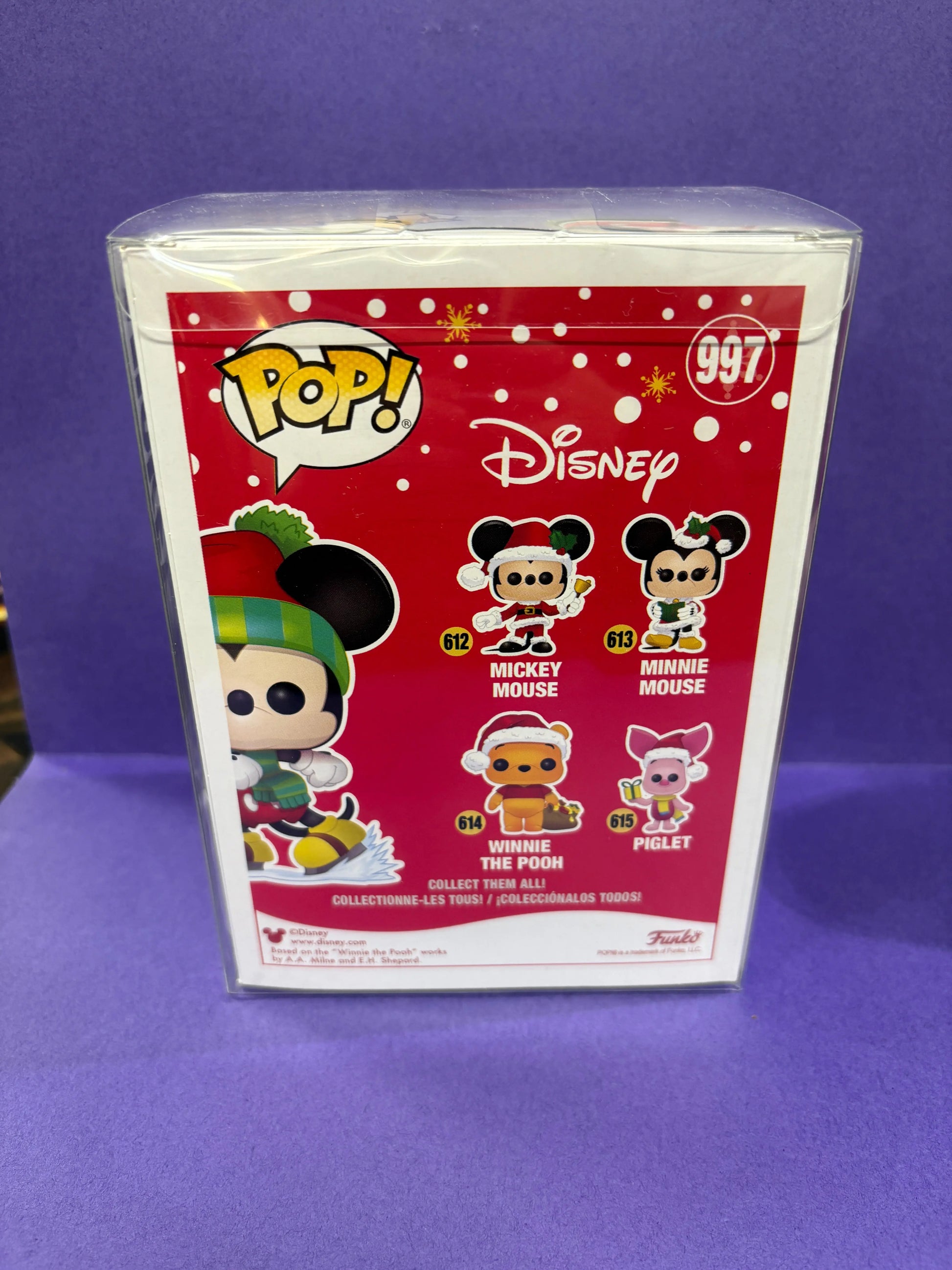 Funko Pop Mickey Mouse 997 Disney Holiday Christmas Amazon Exclusive NEW FRENLY BRICKS - Open 7 Days
