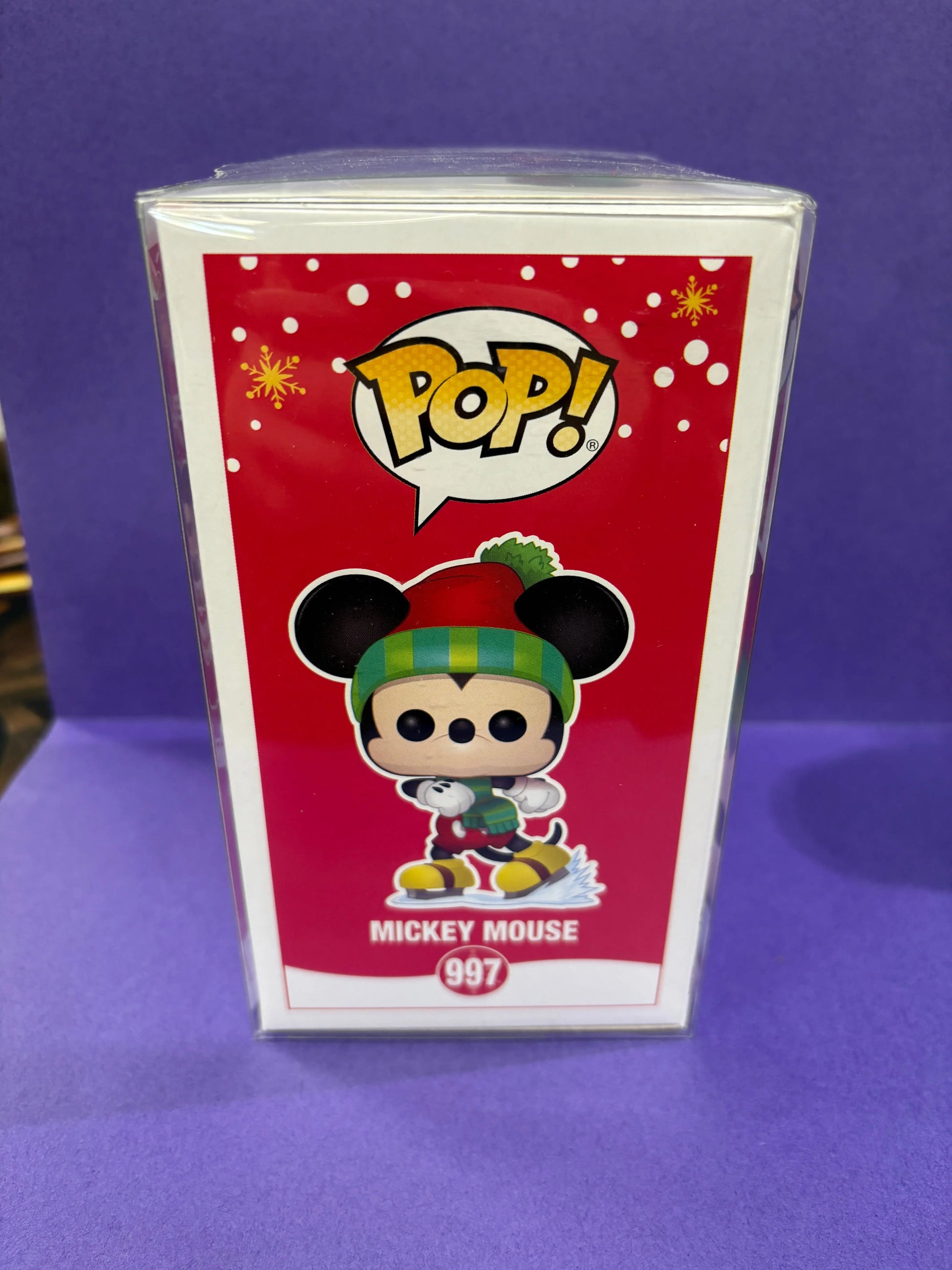 Funko Pop Mickey Mouse 997 Disney Holiday Christmas Amazon Exclusive NEW FRENLY BRICKS - Open 7 Days