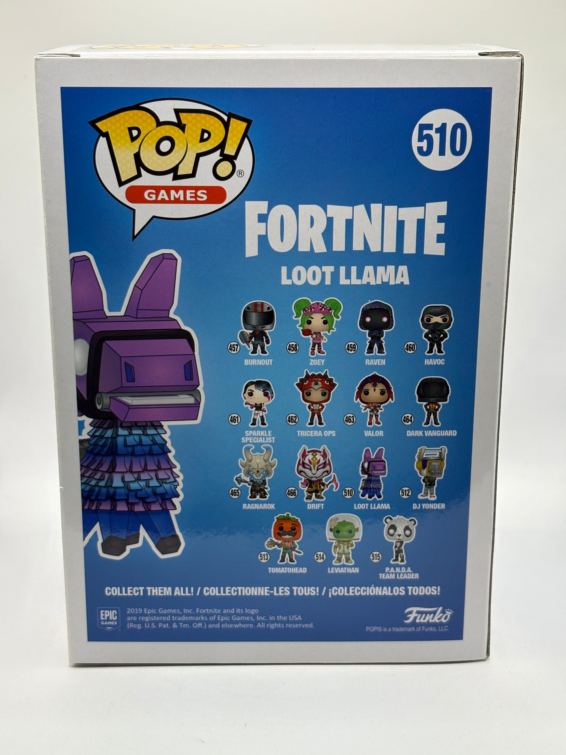 Funko POP! Games Fortnite #510 Loot Llama 2019 Summer Convention Glow FRENLY BRICKS - Open 7 Days