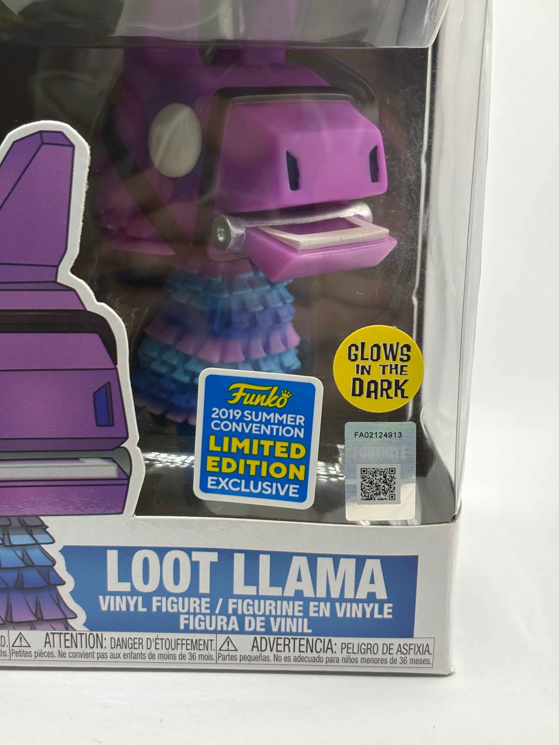 Funko POP! Games Fortnite #510 Loot Llama 2019 Summer Convention Glow FRENLY BRICKS - Open 7 Days
