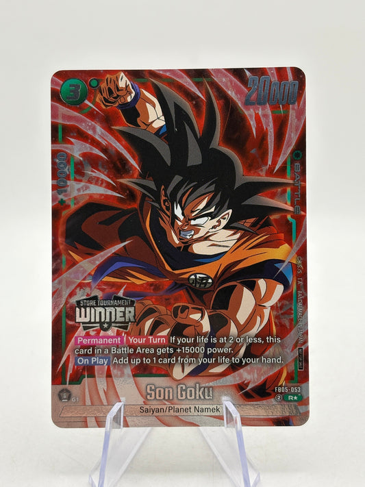 Dragon Ball Super Fusion World - Son Goku FB05-053 Rare Tournament Winner Alt FRENLY BRICKS - Open 7 Days