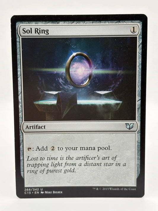 Magic The Gathering - Sol Ring 268/342 Uncommon C15 LP (2) FRENLY BRICKS - Open 7 Days
