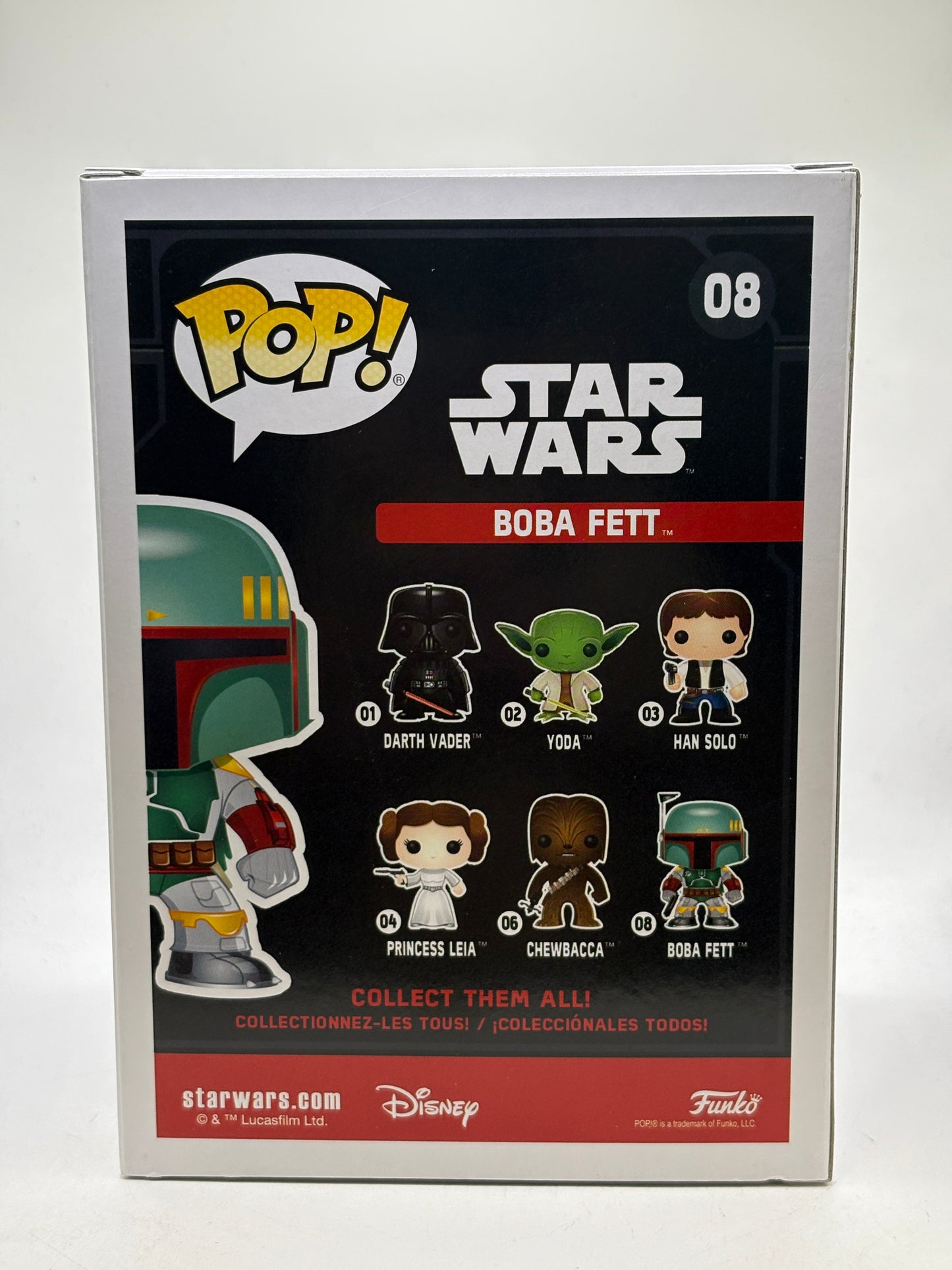 Funko POP! Movies Star Wars #08 Boba Fett Vinyl Bobble-Head