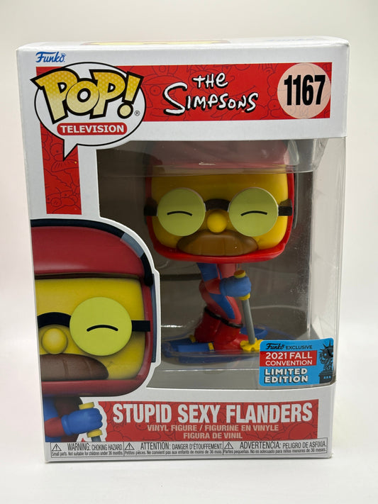 Funko POP! Television The Simpsons #1167 Stupid Sexy Flanders 2021 Fall FRENLY BRICKS - Open 7 Days