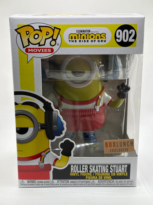 Funko POP! Movies The Rise of Gru #902 Roller Skating Stuart Box Lunch FRENLY BRICKS - Open 7 Days