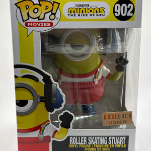 Funko POP! Movies The Rise of Gru #902 Roller Skating Stuart Box Lunch FRENLY BRICKS - Open 7 Days