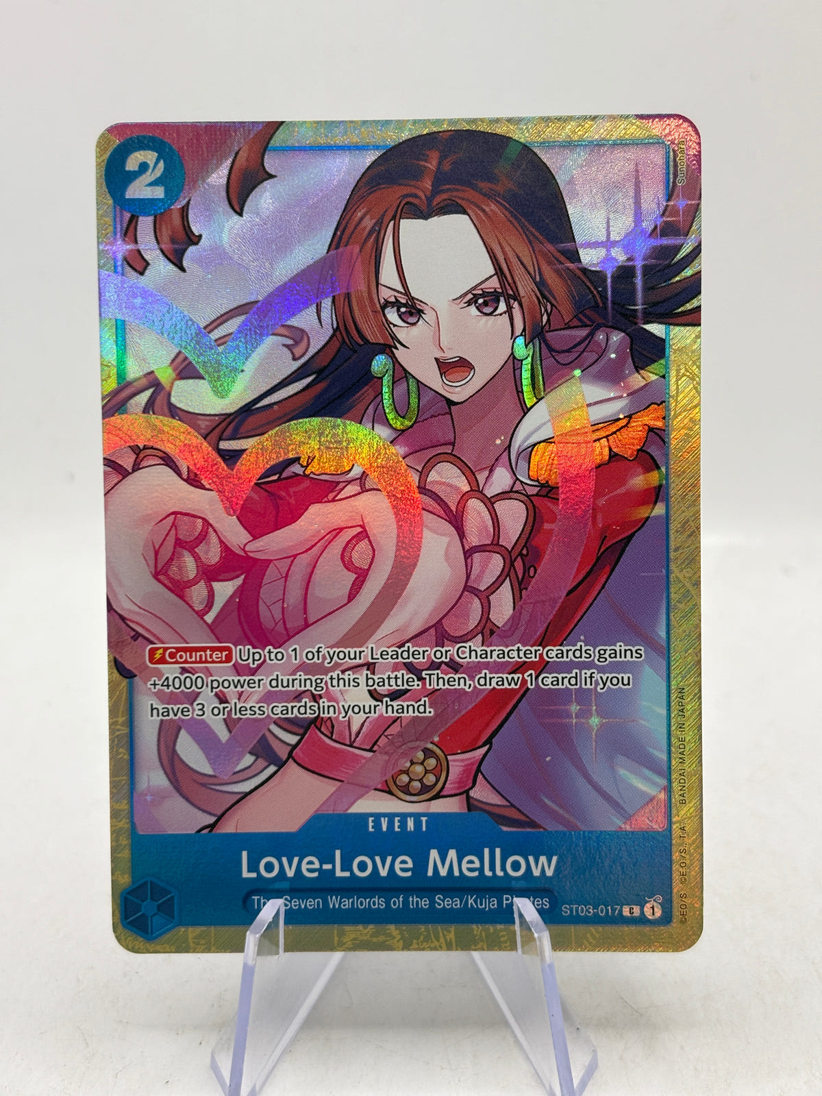 One Piece TCG ST03 - Love-Love Mellow ST03-017 C Full Art LP image 1