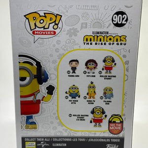 Funko POP! Movies The Rise of Gru #902 Roller Skating Stuart Box Lunch FRENLY BRICKS - Open 7 Days