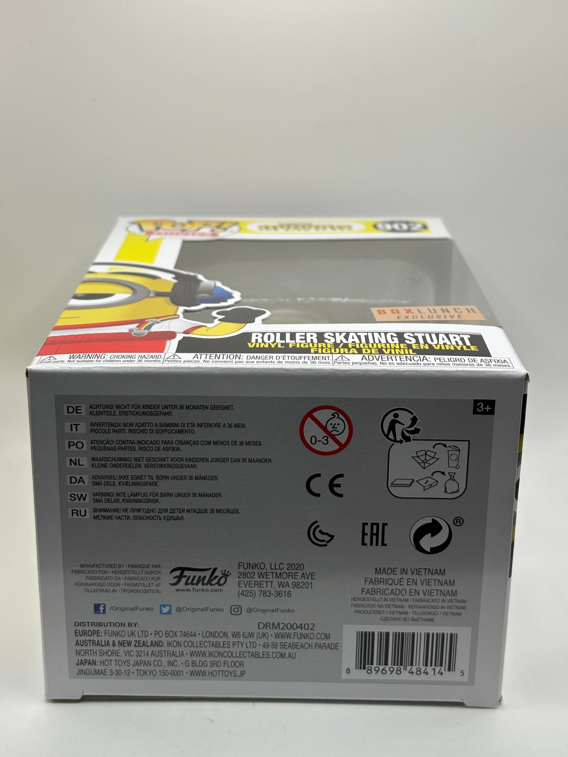 Funko POP! Movies The Rise of Gru #902 Roller Skating Stuart Box Lunch FRENLY BRICKS - Open 7 Days